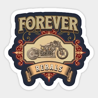 Garage Forever Rebels Sticker